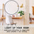 2 Set La Bella Black Wall Mirror Round Aluminum Frame Makeup Decor Bathroom Vanity 80cm