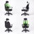 Korean Green Office Chair Ergonomic SUPERB