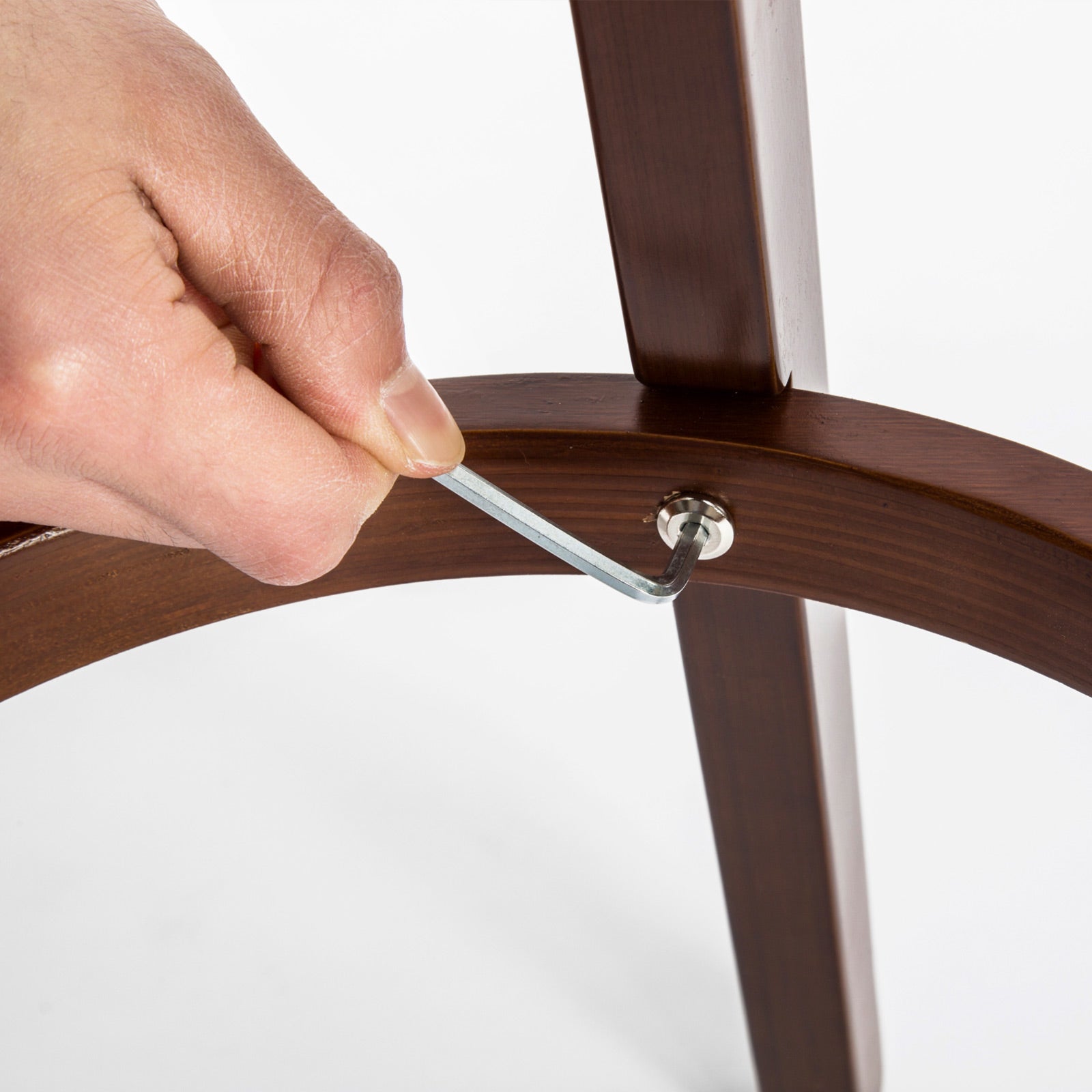 La Bella 4 Set 72cm Black Brown Wooden Bar Stool Leila Leather