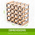 La Bella 20 Bottle Timber Wine Rack Storage Cellar Organiser