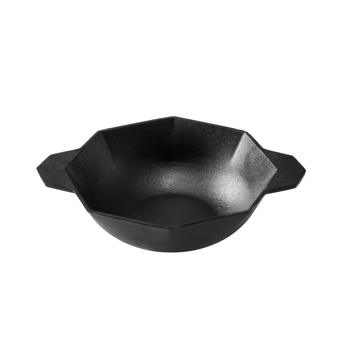 Mommy&#39;s Pot 28cm Cast-Iron Traditional Wok Non-Stick Pre-Seasoned