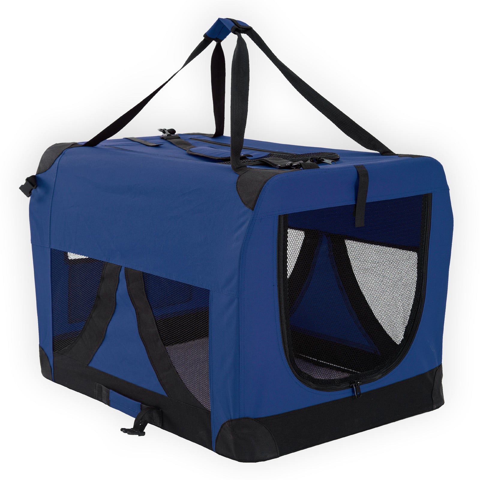 Paw Mate Blue Portable Soft Dog Cage Crate Carrier XXXL