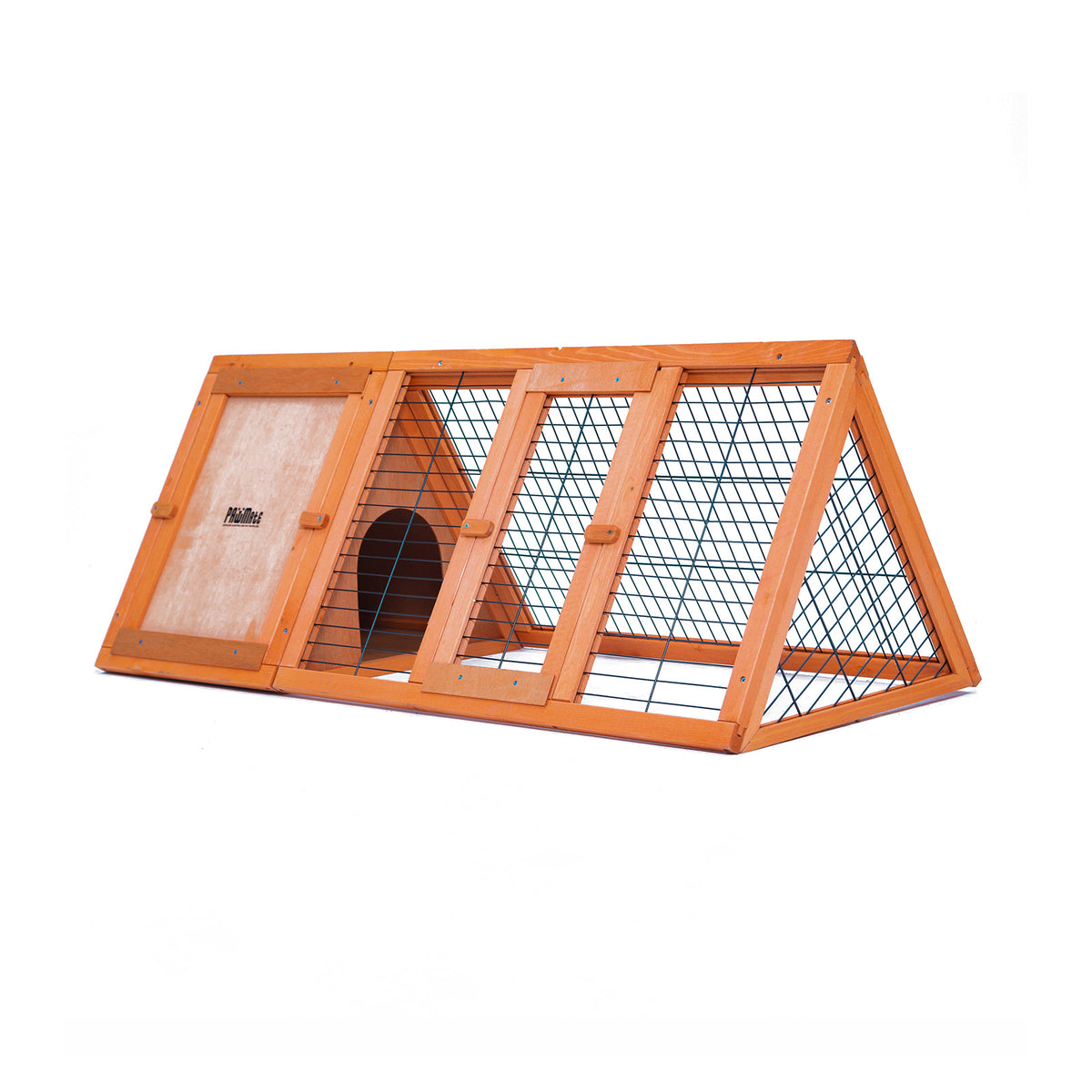 Paw Mate Rabbit Hutch Ester Triangular Wooden Chicken Guinea Pig Cage