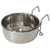 YES4PETS 2 x Stainless Steel Pet Rabbit Bird Dog Cat Water Food Bowl Feeder Chicken Poultry Coop Cup 591ml