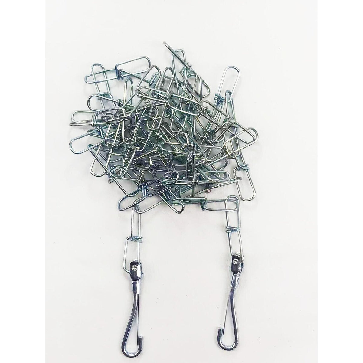 2 X 3M Dog Metal Link Chain Rope Collars Leashes Pet Animal Guard Up Cable Tie Out