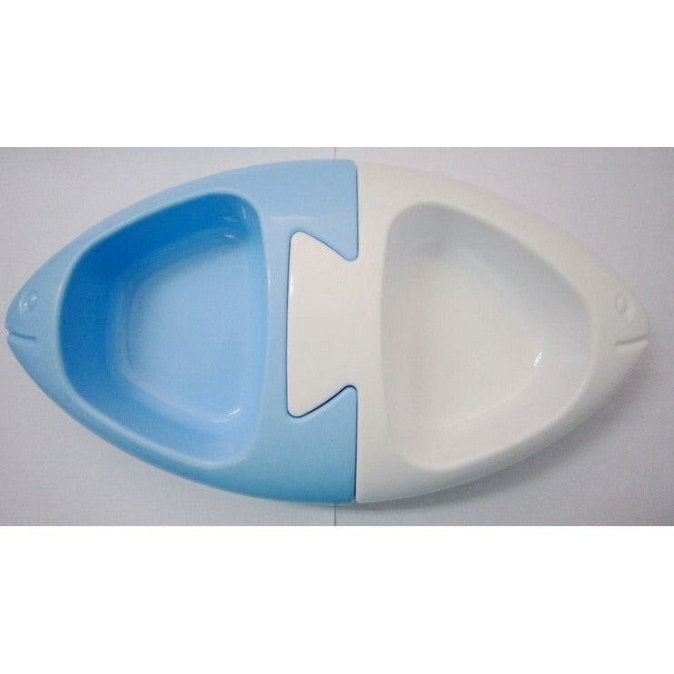 2 x Medium Pet Plastic Rabbit Dog Feeding Bowls Cat Rabbit Guinea Pig Feeder