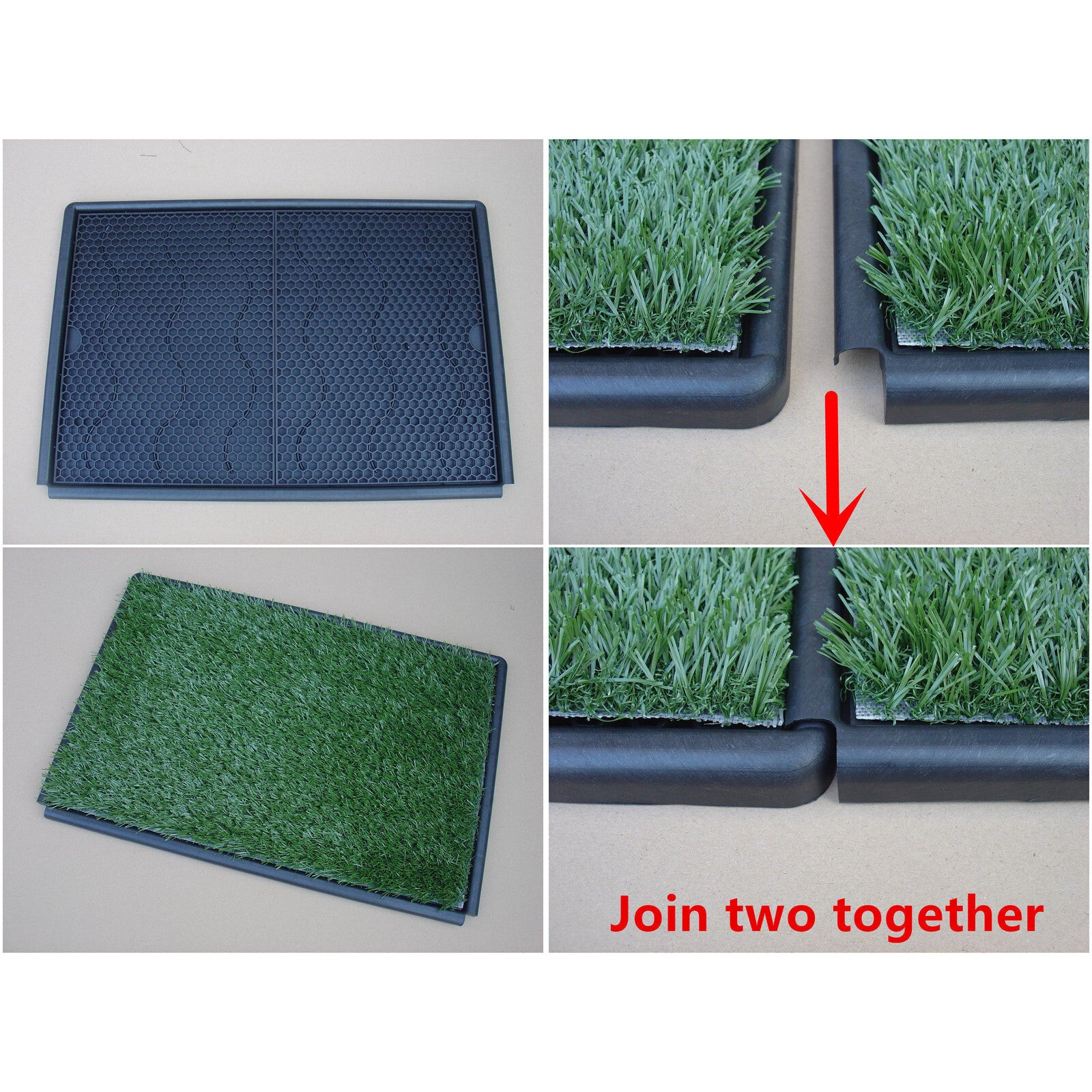 Indoor Dog Puppy Toilet Grass Potty Training Mat Loo Pad 126 x 63 cm