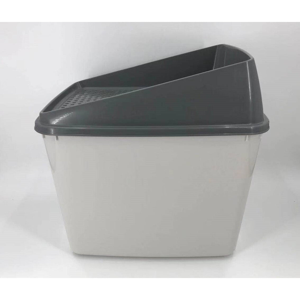 XL Top Entry Cat Litter Box No Mess Large Enclosed Covered Kitty Tray