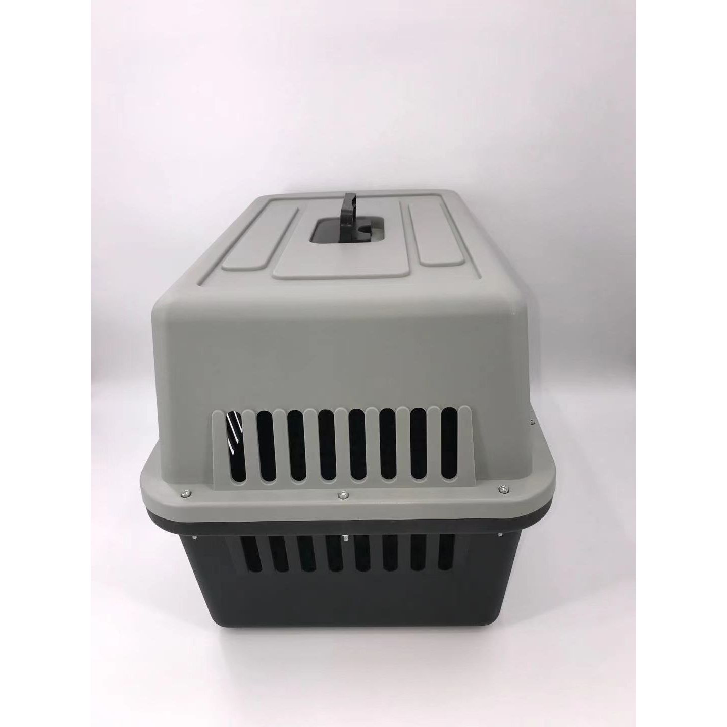 YES4PETS Large Dog Cat Crate Pet Carrier Rabbit Airline Cage With Tray And Bowl Black