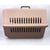 YES4PETS Large Airline Dog Cat Crate Pet Carrier Cage With Tray And Bowl Brown