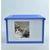 Small Plastic Pet Dog Puppy Cat House Kennel Blue