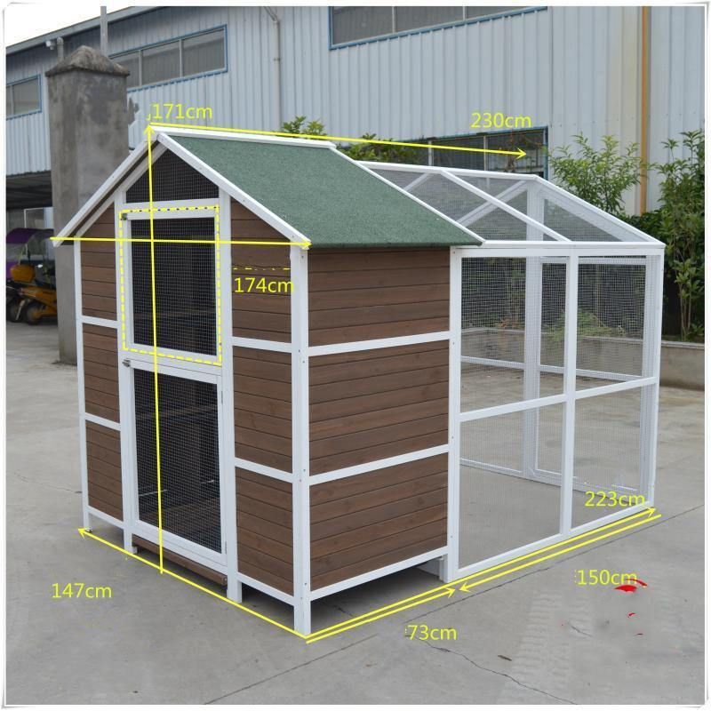 YES4PETS XXL Aviary Pigeon Bird Cage Wooden Outdoor House Pigeon Breeding Cage