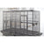 YES4PETS XL 184 cm Bird Cage Pet Parrot Aviary  Perch Castor Wheel Removable Divider