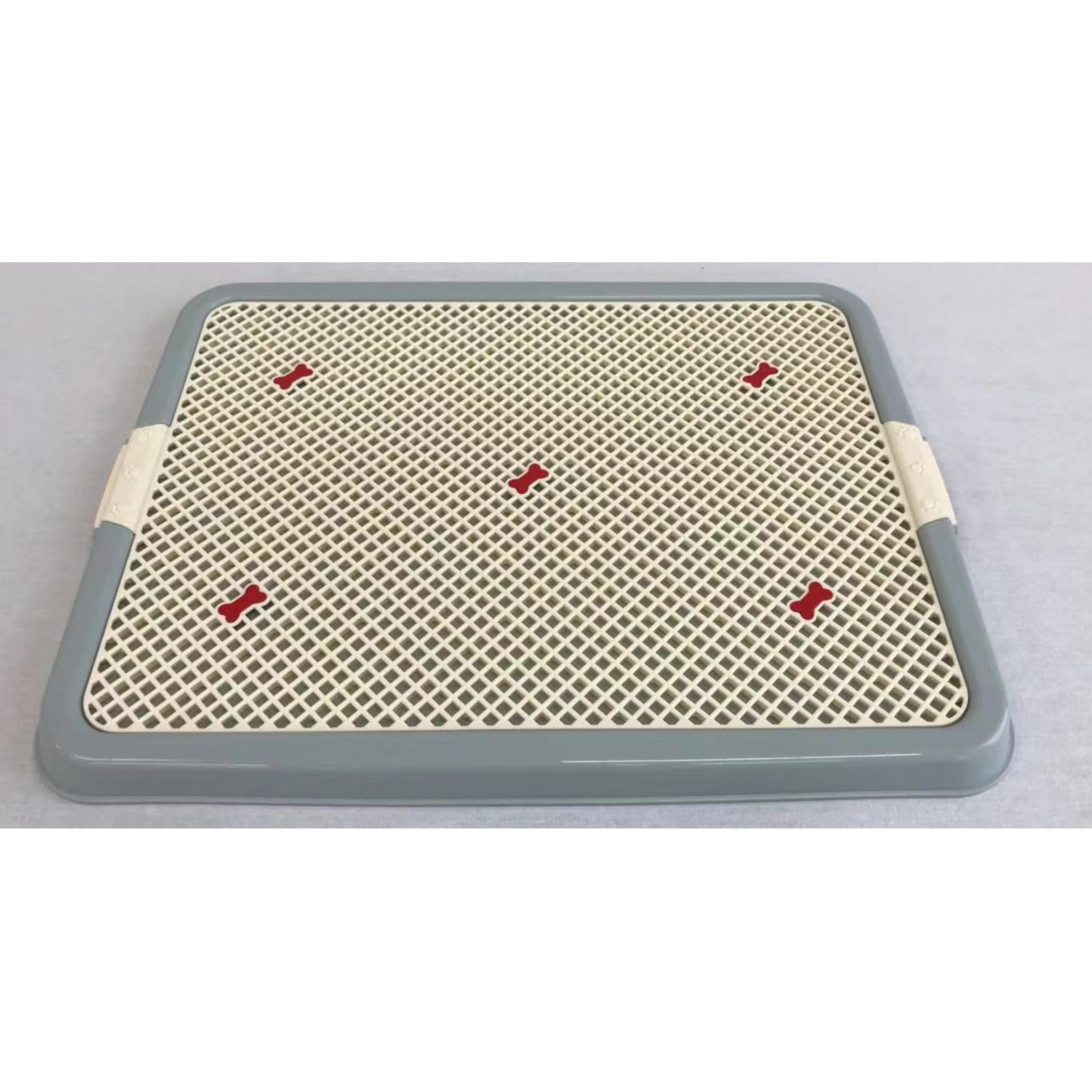 Large Portable Dog Potty Training Tray Pet Puppy Toilet Trays Loo Pad Mat Blue