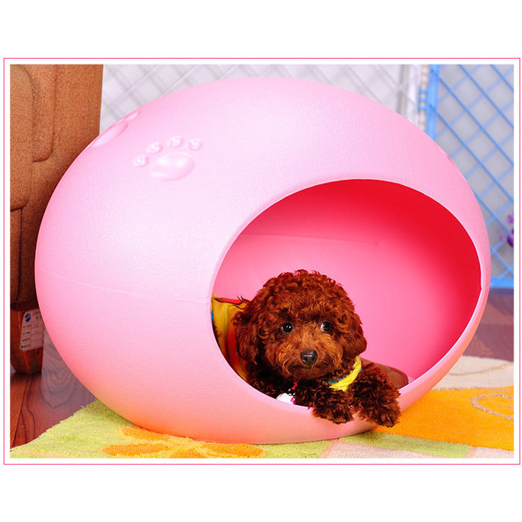 Medium Cave Cat Kitten Box Igloo Cat Bed House Dog Puppy House Pink