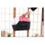 Medium Portable Travel Dog Cat Crate Pet Carrier Cage Comfort With Mat-Pink