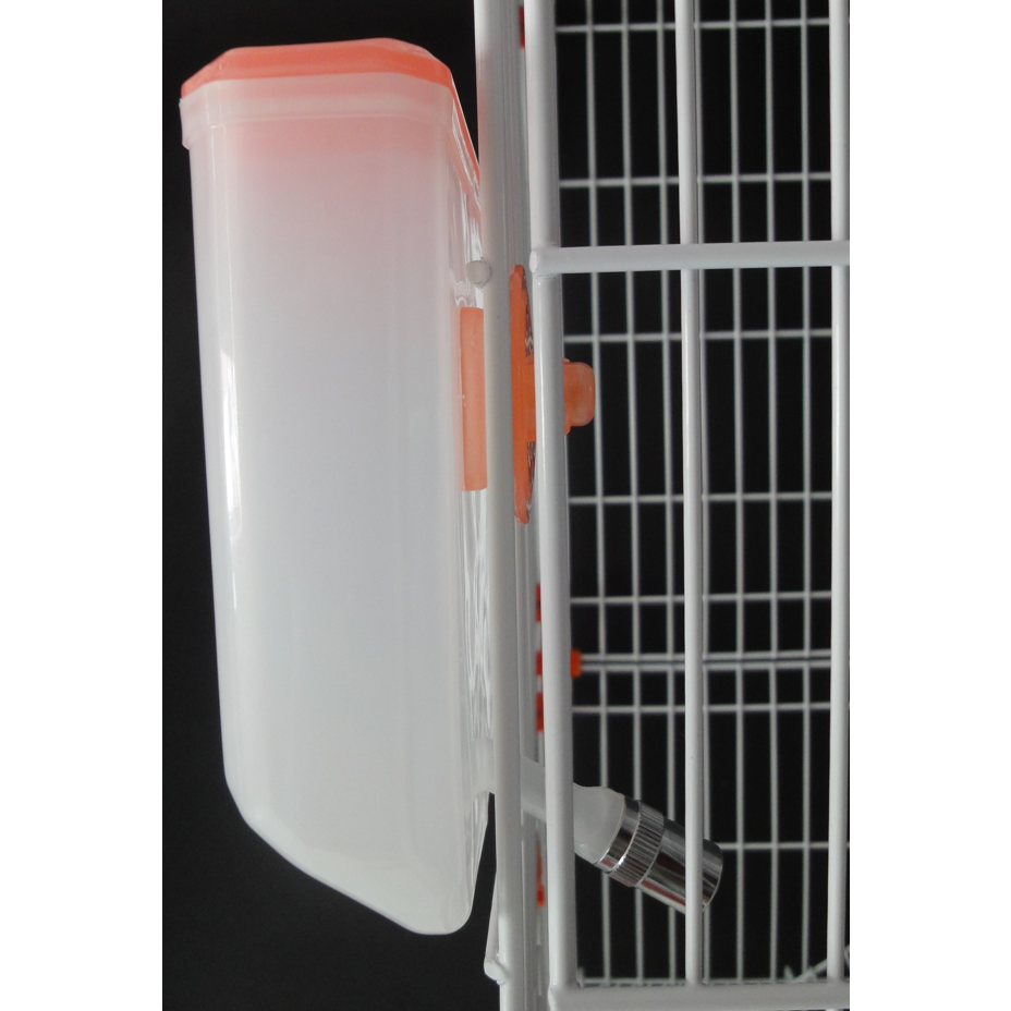 Pet Hanging Water Bottle No Drip Water Dispenser Rabbit Dog Cat Drinking Bottle-Pink