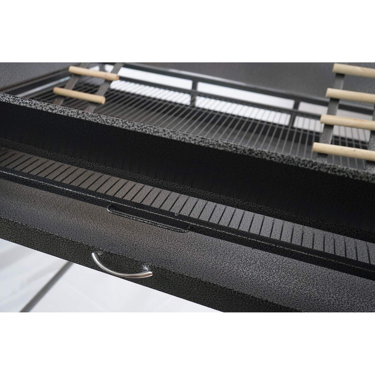 Large Bird Cage Parrot Playpen Gym Toy Stand With Ladder On Wheels