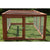 YES4PETS Large Chicken Coop Run Guinea Pig Cage Villa Extension Rabbit Hutch House Pen