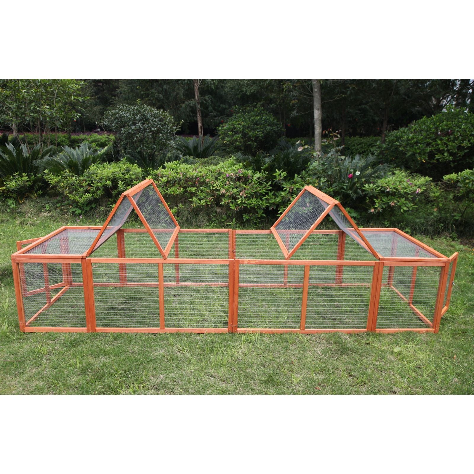 YES4PETS 290 cm XL Chicken Coop Run Guinea Pig Cage Villa Extension Rabbit Hutch Cat Kitten House Pen