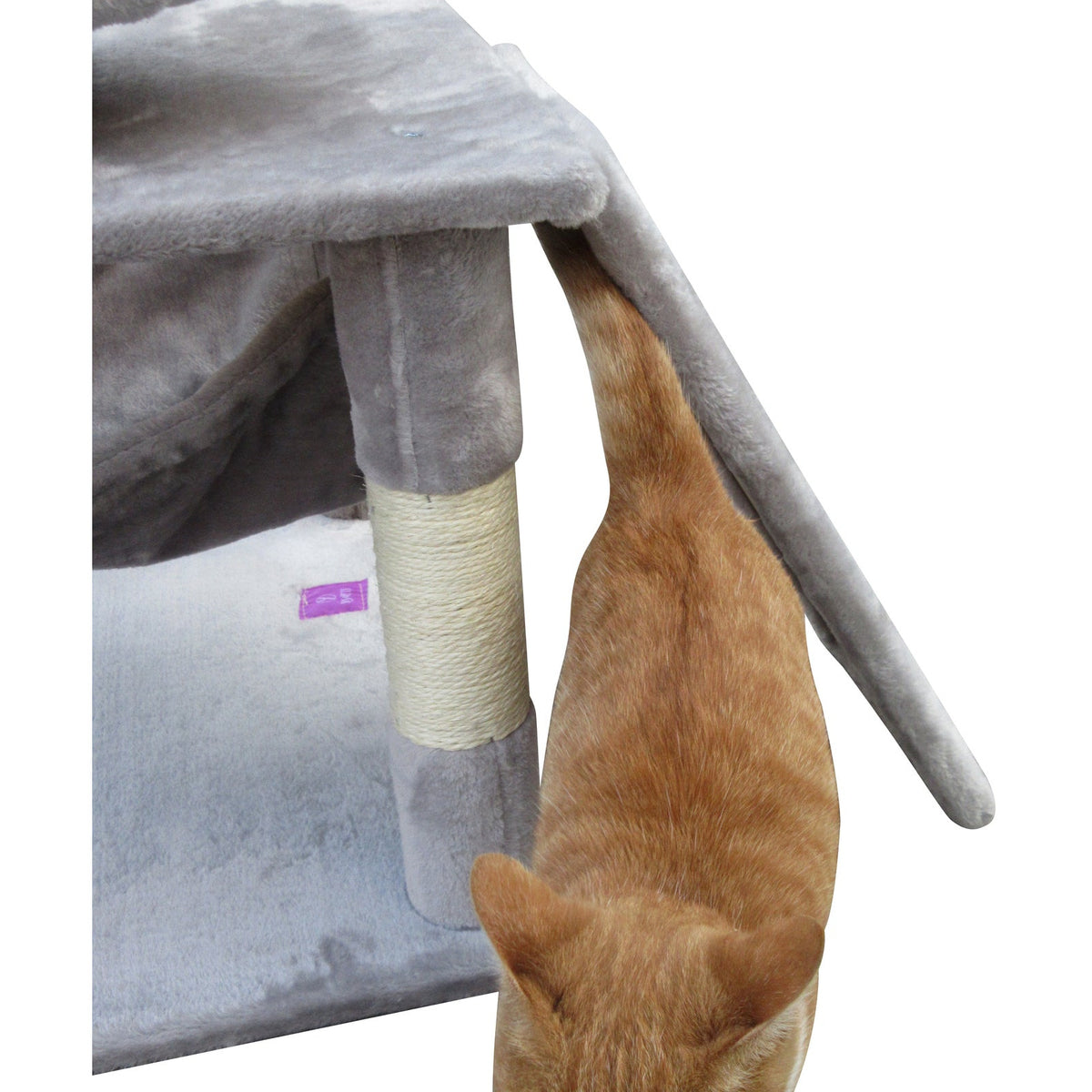 Large Cat Scratching Post Tree Scratcher Pole-Little Grey