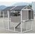 Grey XL Chicken Coop Rabbit Guinea Pig Hutch Ferret Hen Cat House