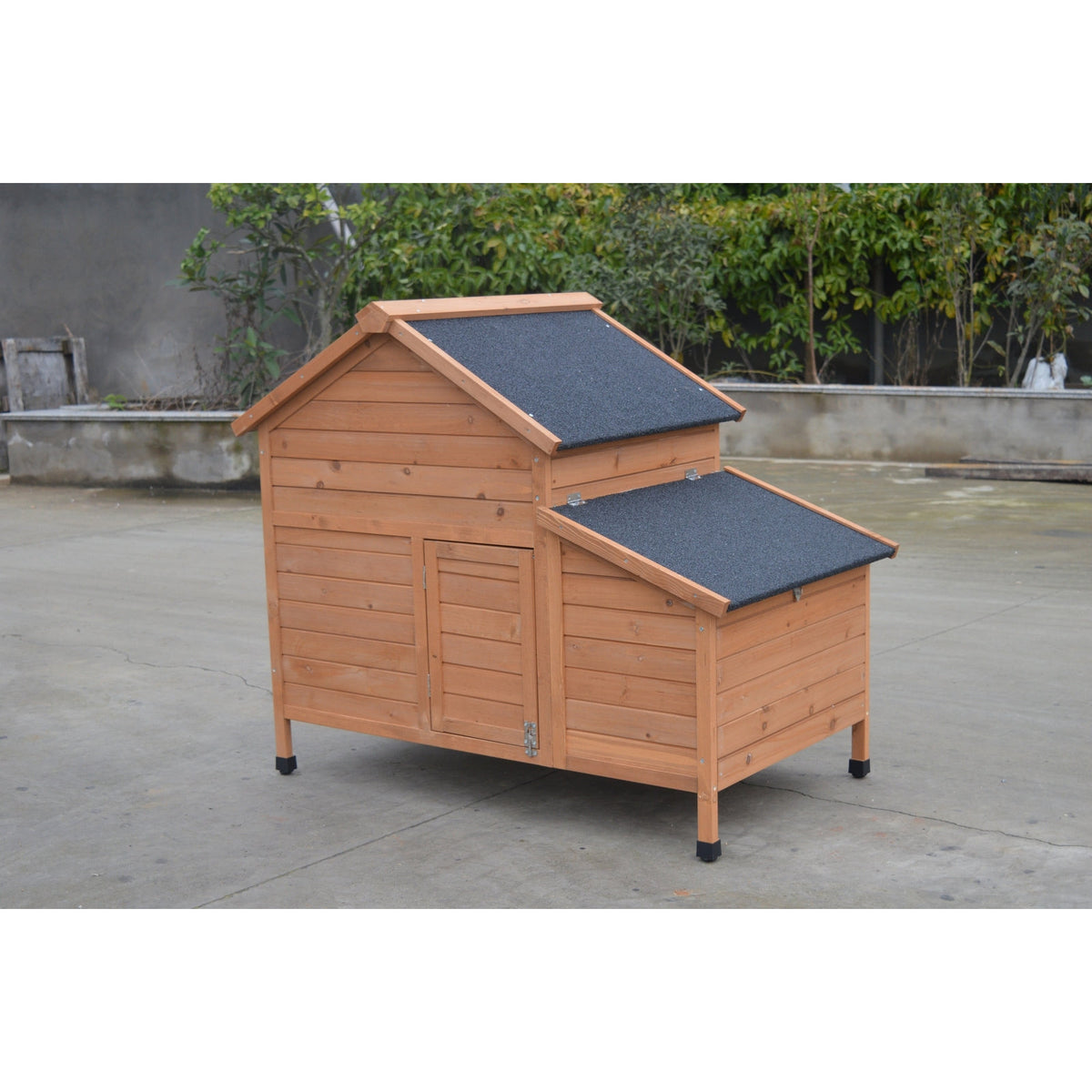 Brown Chicken Coop Rabbit Hutch Cat Cage Hen Chook House