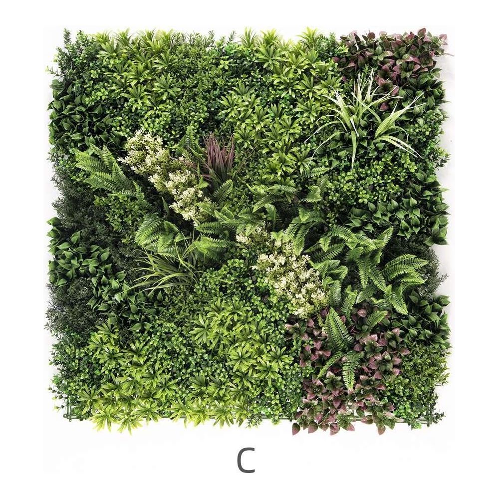 YES4HOMES 3 SQM Artificial Plant Wall Grass Panels Vertical Garden Foliage Tile Fence 1X1M