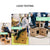 Cat Cardboard House Tower Condo Scratcher Pet Post Pad Mat Furniture