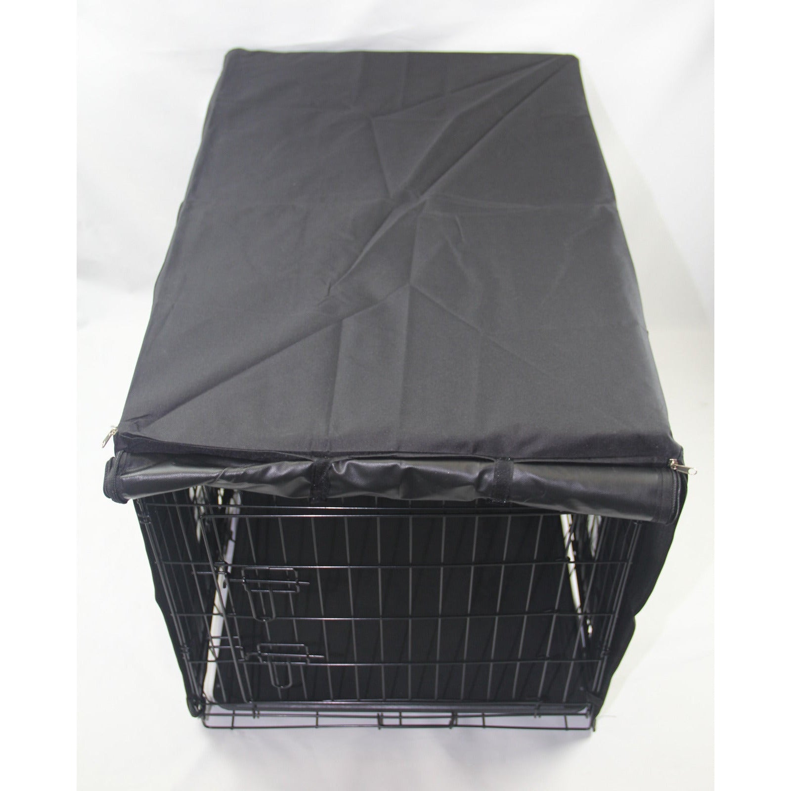 24' Portable Foldable Dog Cat Rabbit Collapsible Crate Pet Cage with Cover