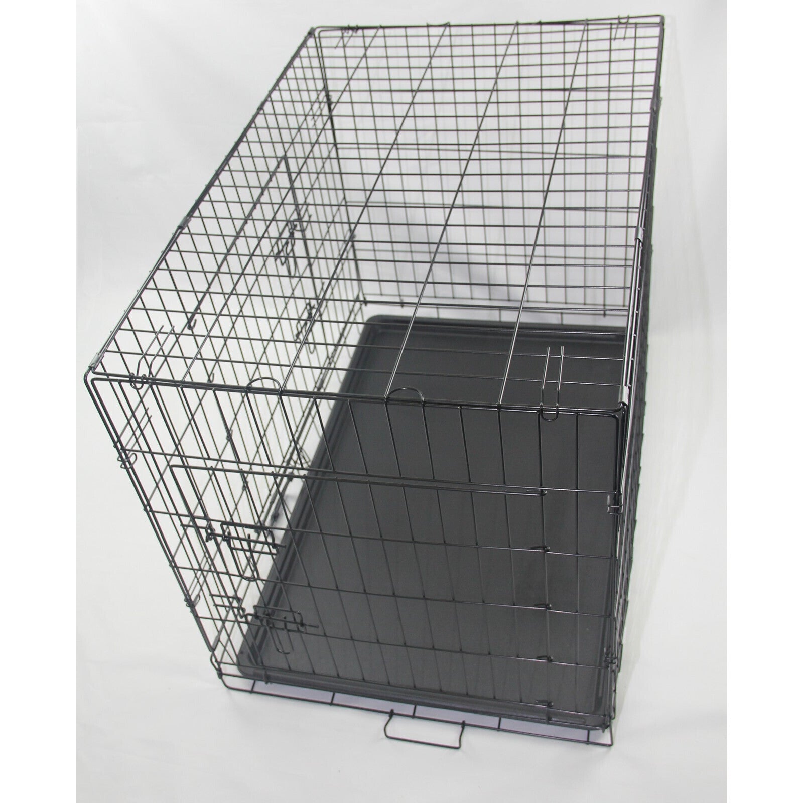 YES4PETS 24' Portable Foldable Dog Cat Rabbit Collapsible Crate Pet Cage with Blue Cover