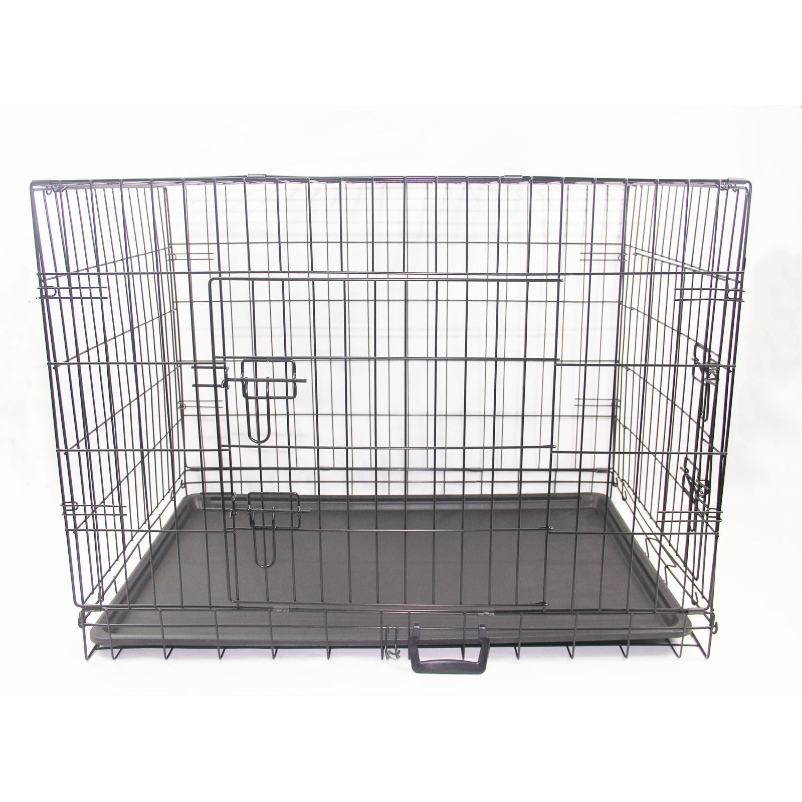 YES4PETS 24' Portable Foldable Dog Cat Rabbit Collapsible Crate Pet Cage with Blue Cover