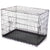 YES4PETS 24' Collapsible Metal Dog Rabbit Crate Puppy Cage Cat Carrier With Divider