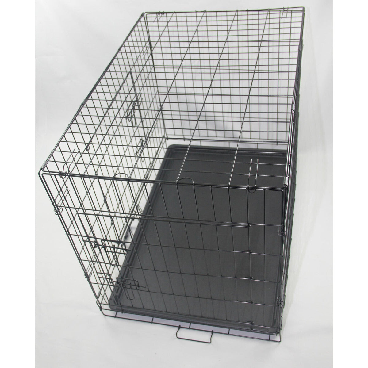 30' Portable Foldable Dog Cat Rabbit Collapsible Crate Pet Cage with Blue Cover