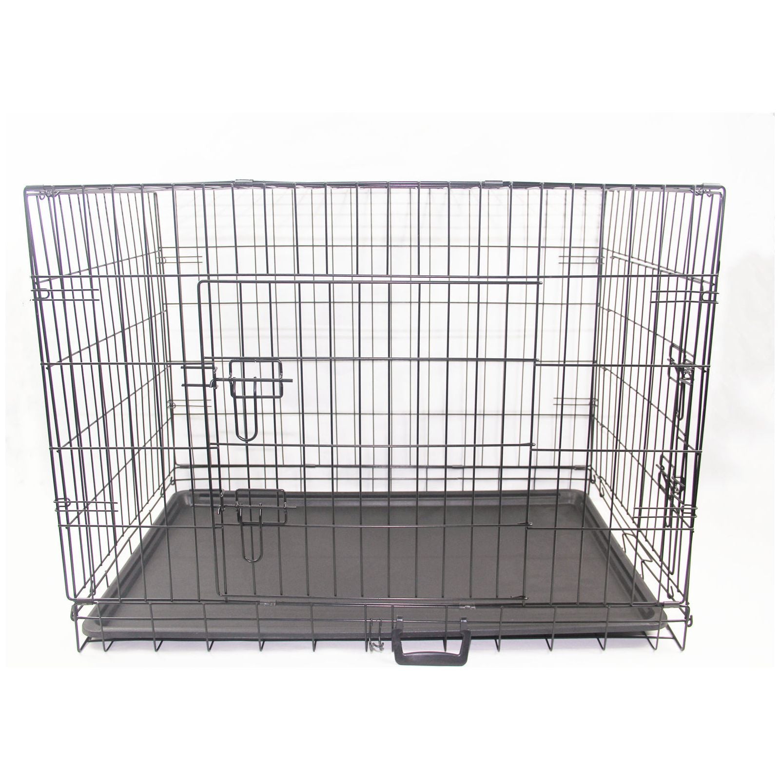 36' Portable Foldable Dog Cat Rabbit Collapsible Crate Pet Cage with Cover Mat Blue