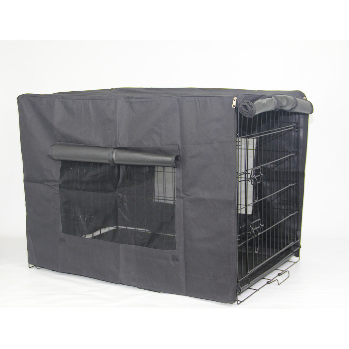 42&#39; Portable Foldable Dog Cat Rabbit Collapsible Crate Pet Rabbit Cage with Cover
