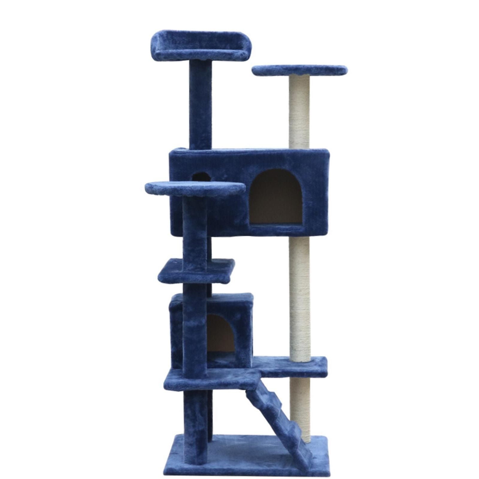 YES4PETS 130 cm Blue Cat Scratching Post Tree  Scratcher Pole-Blue