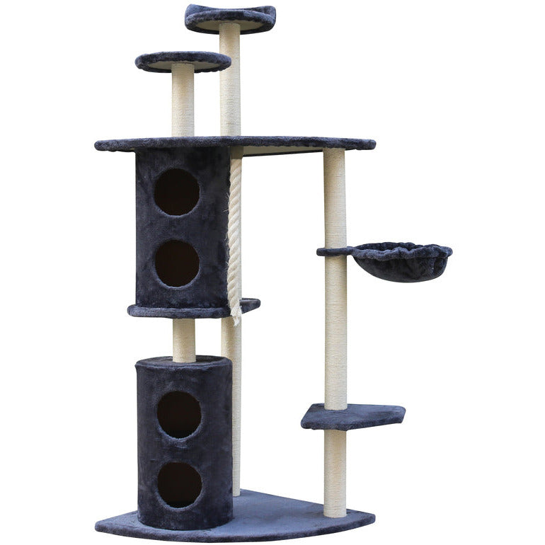 170cm XL Multi Level Cat Scratching Post Tree Post Furniture House Tower - Grey