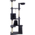 193cm Cat Scratching Tree Post Sisal Pole Scratching Post Scratcher Tower Condo Grey