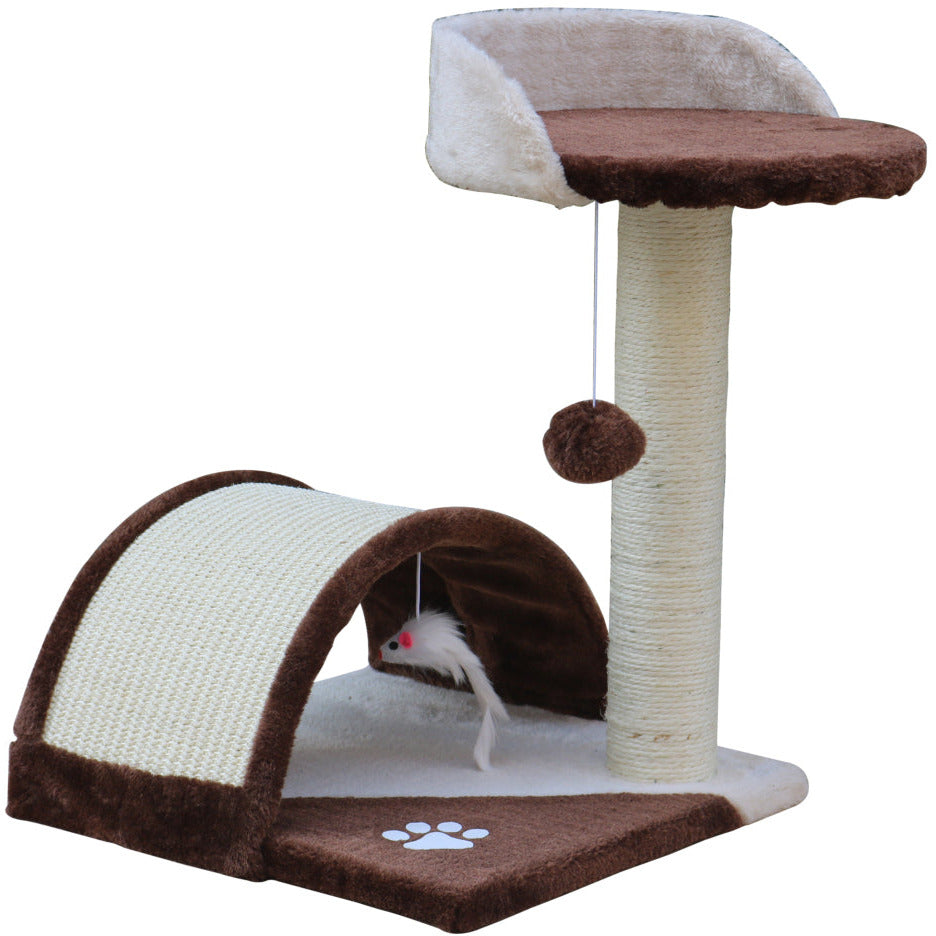 50 cm Cat Scratching Post Tree Scratching Pole Climbing Post-Brown
