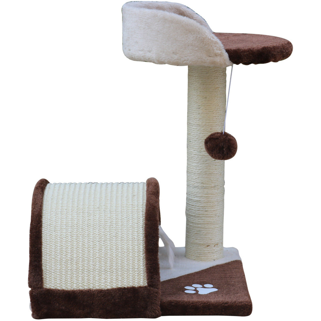 50 cm Cat Scratching Post Tree Scratching Pole Climbing Post-Brown