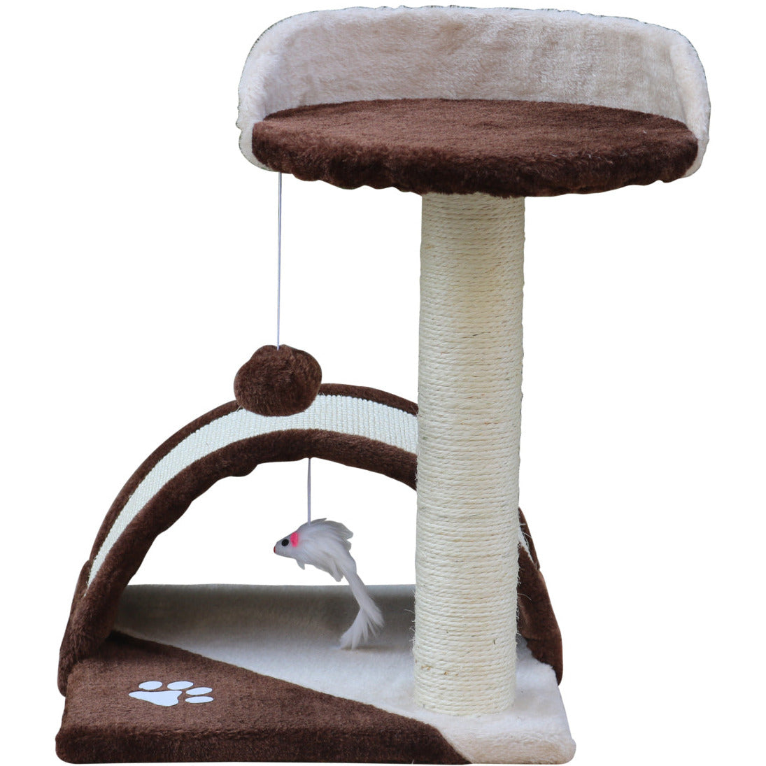 50 cm Cat Scratching Post Tree Scratching Pole Climbing Post-Brown