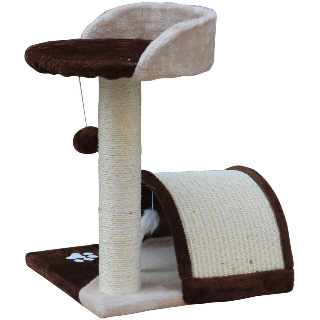 50 cm Cat Scratching Post Tree Scratching Pole Climbing Post-Brown