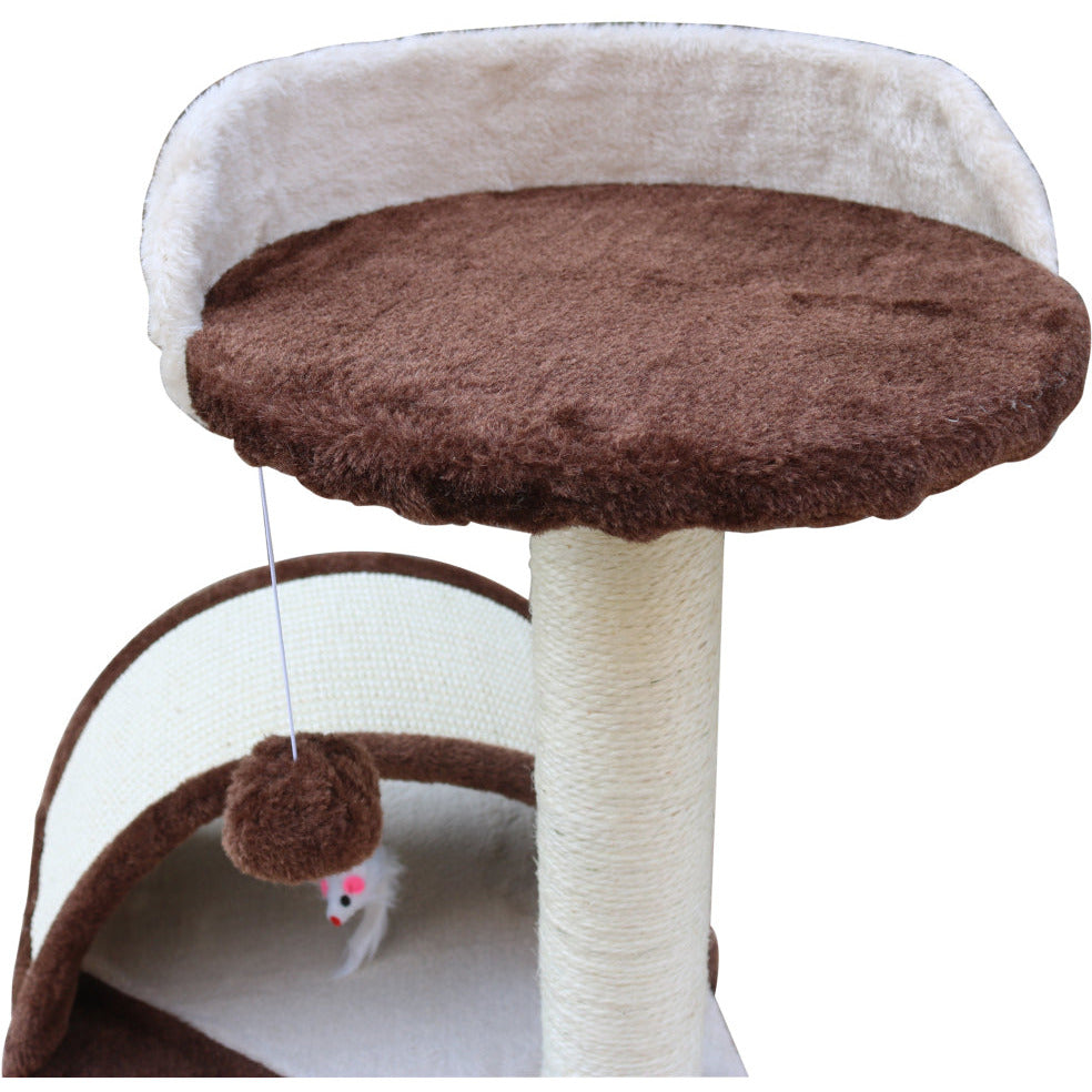 50 cm Cat Scratching Post Tree Scratching Pole Climbing Post-Brown