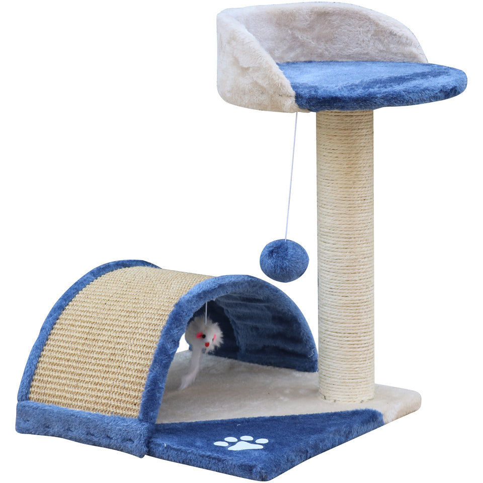 50 cm Cat Scratching Post Tree Scratching Pole Climbing Post-Blue