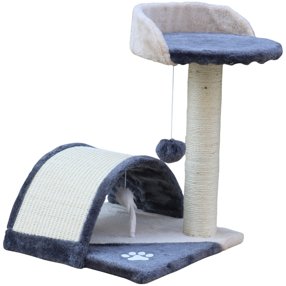 50 cm Cat Scratching Post Tree Scratching Pole Climbing Post-Grey