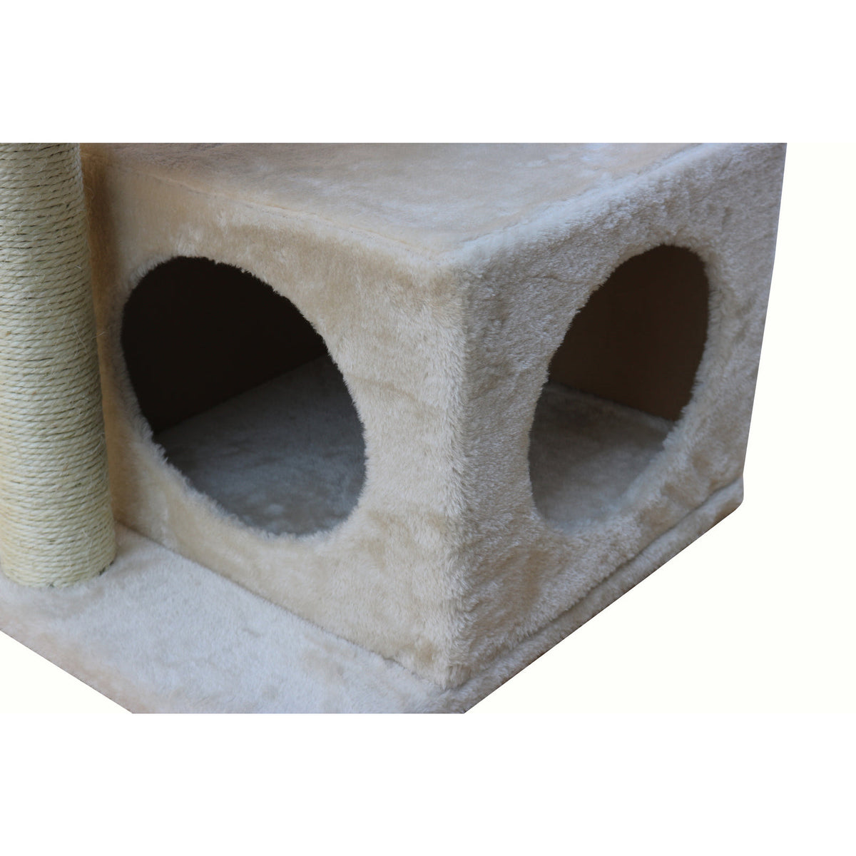 71cm Beige Cat Scratching Tree Scratcher Post Pole Furniture Gym House