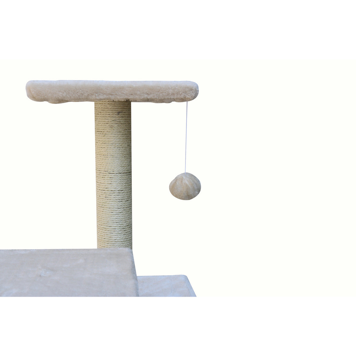 71cm Beige Cat Scratching Tree Scratcher Post Pole Furniture Gym House