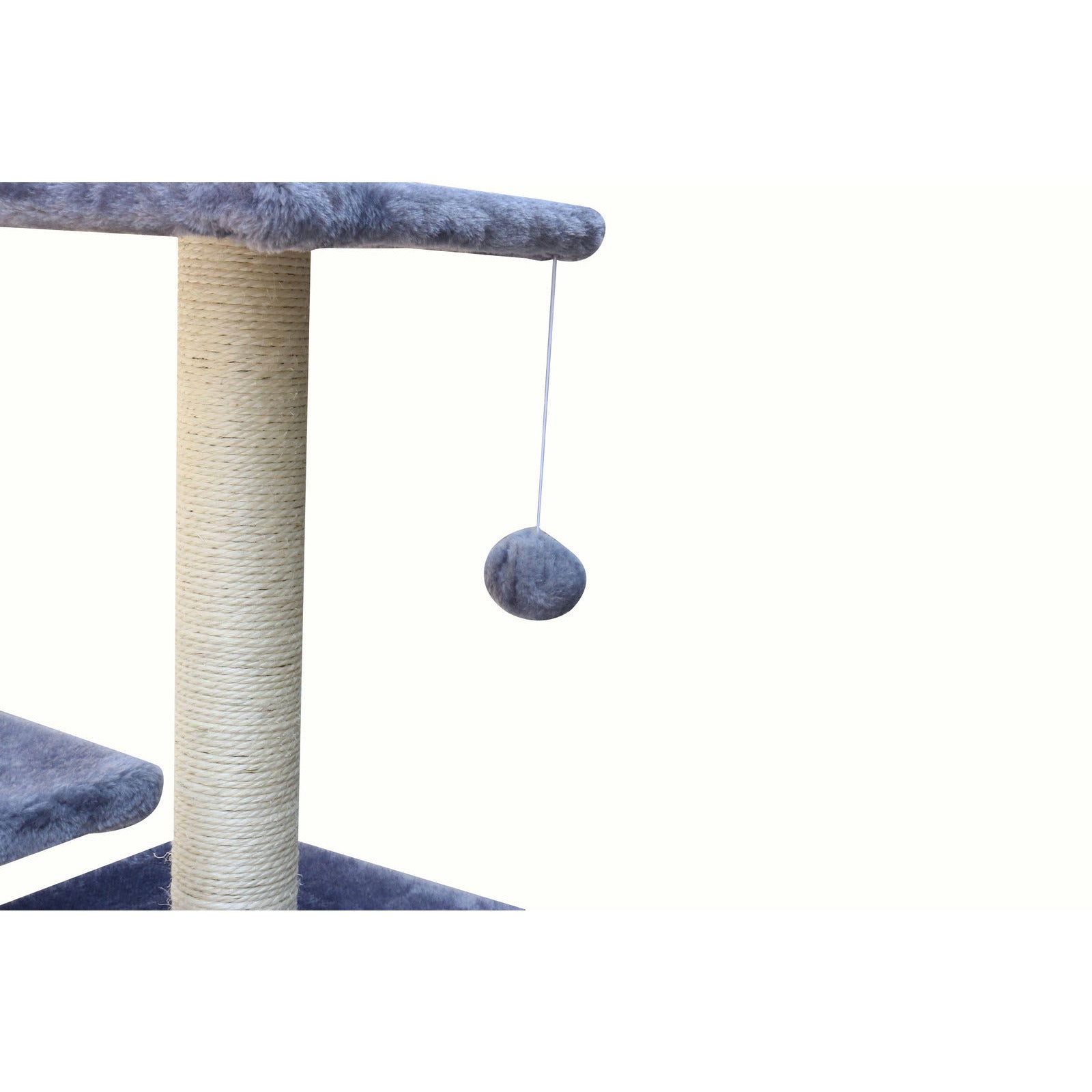 71cm Grey Cat Scratching Tree Scratcher Post Pole Furniture Gym House