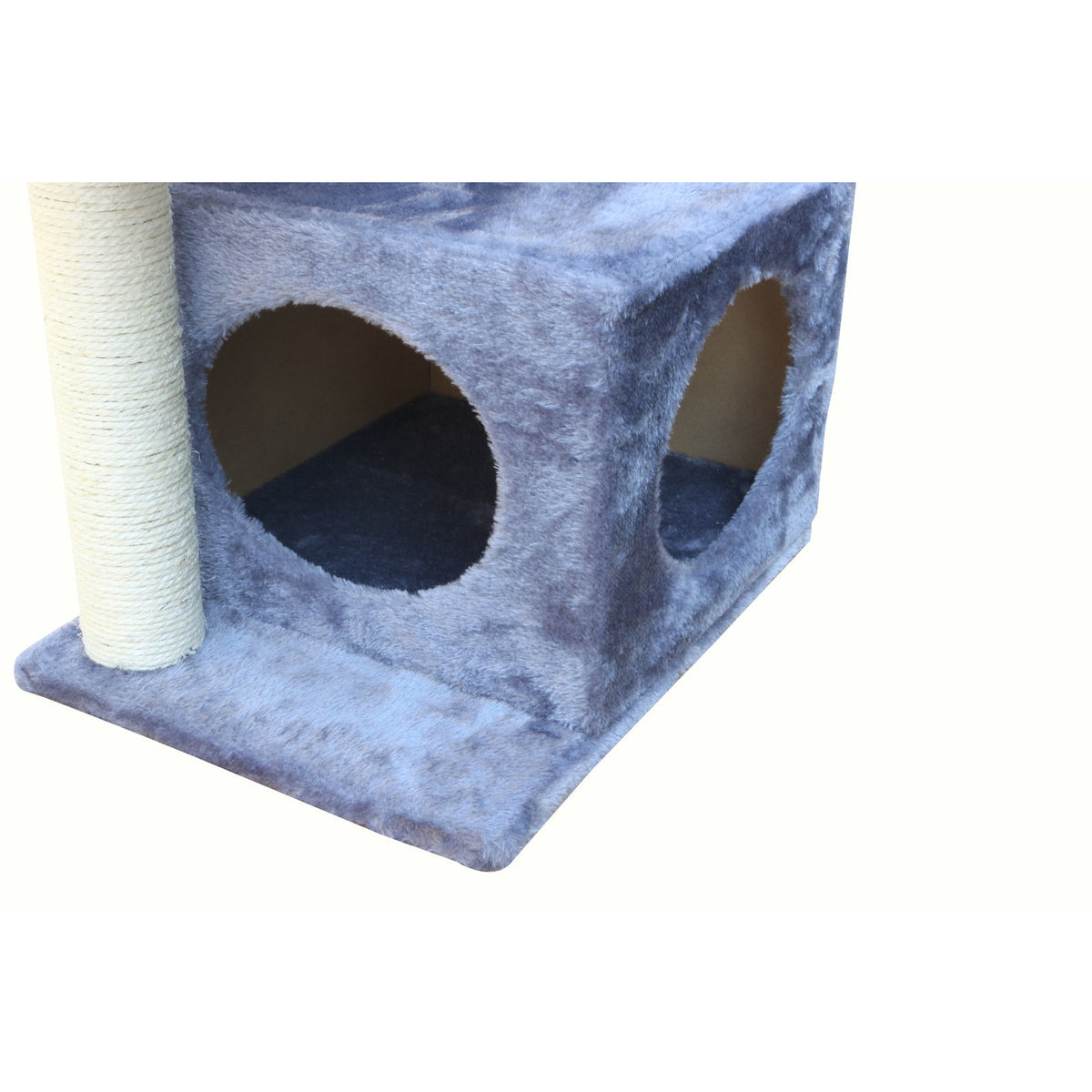 71cm Grey Cat Scratching Tree Scratcher Post Pole Furniture Gym House